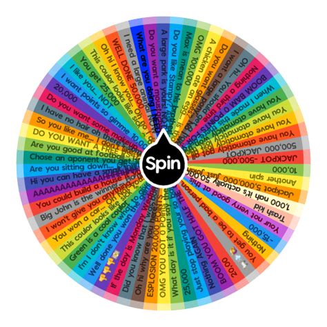 random spinning wheel